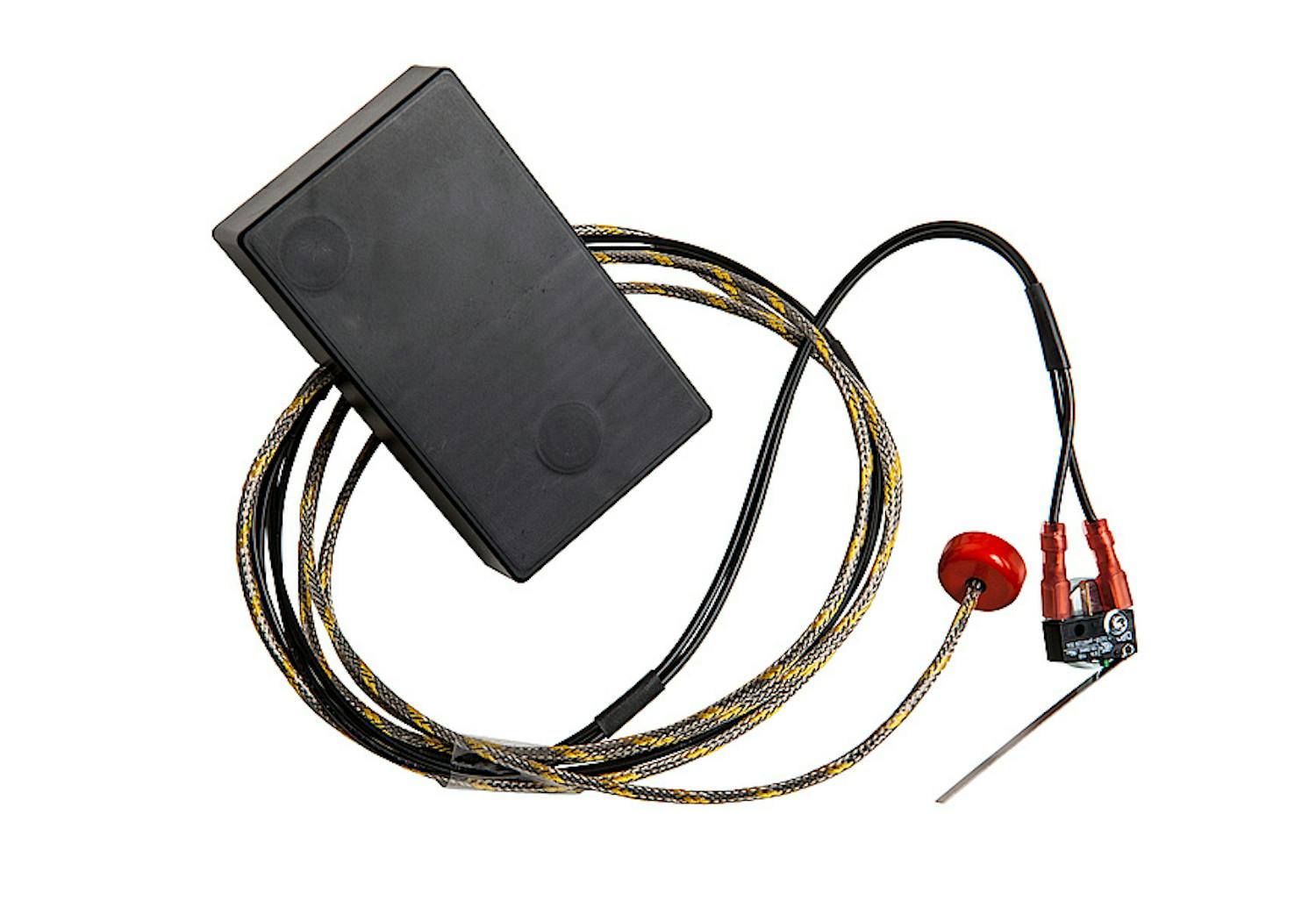 Aduro Smart Response sensor og app monteres i brændeovnens røgrør